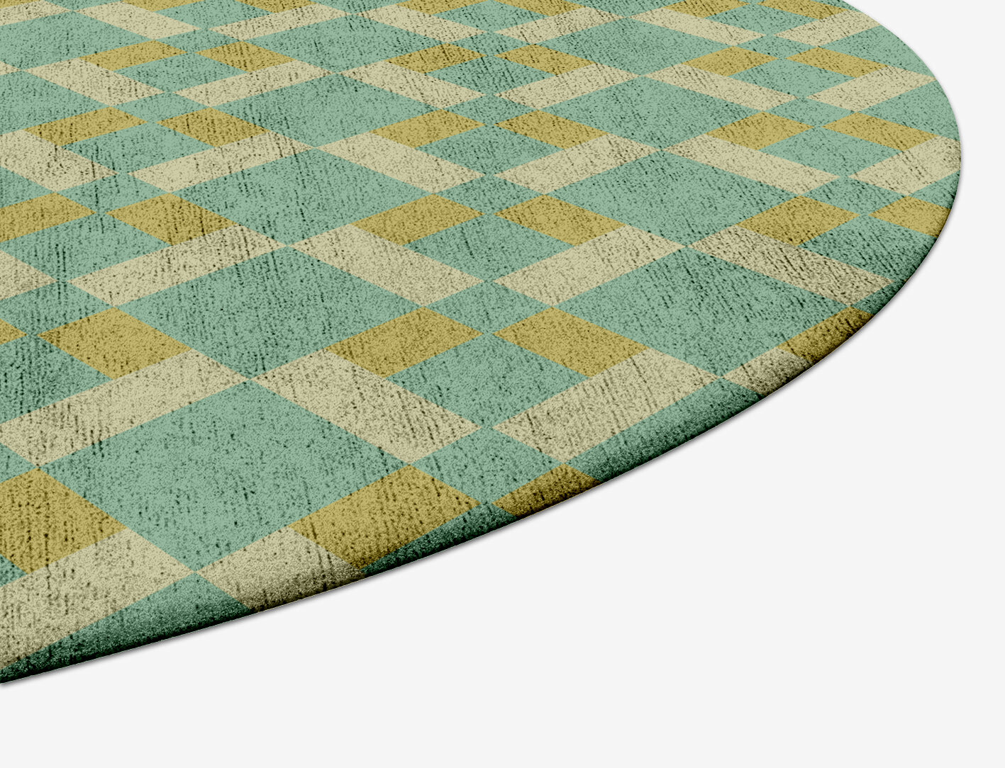 Merlin Geometric Capsule Hand Tufted Bamboo Silk Custom Rug by Rug Artisan