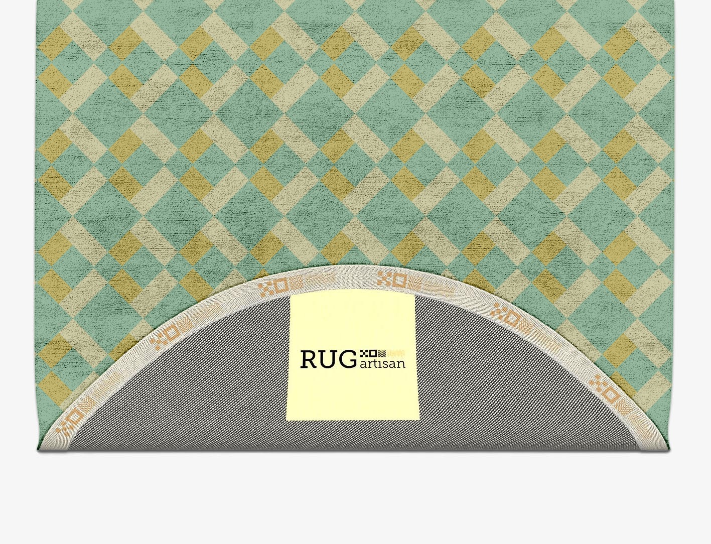 Merlin Geometric Capsule Hand Tufted Bamboo Silk Custom Rug by Rug Artisan