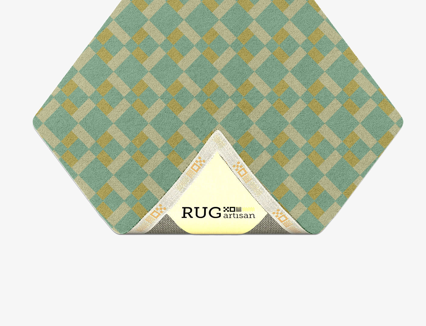 Merlin Geometric Diamond Hand Tufted Pure Wool Custom Rug by Rug Artisan