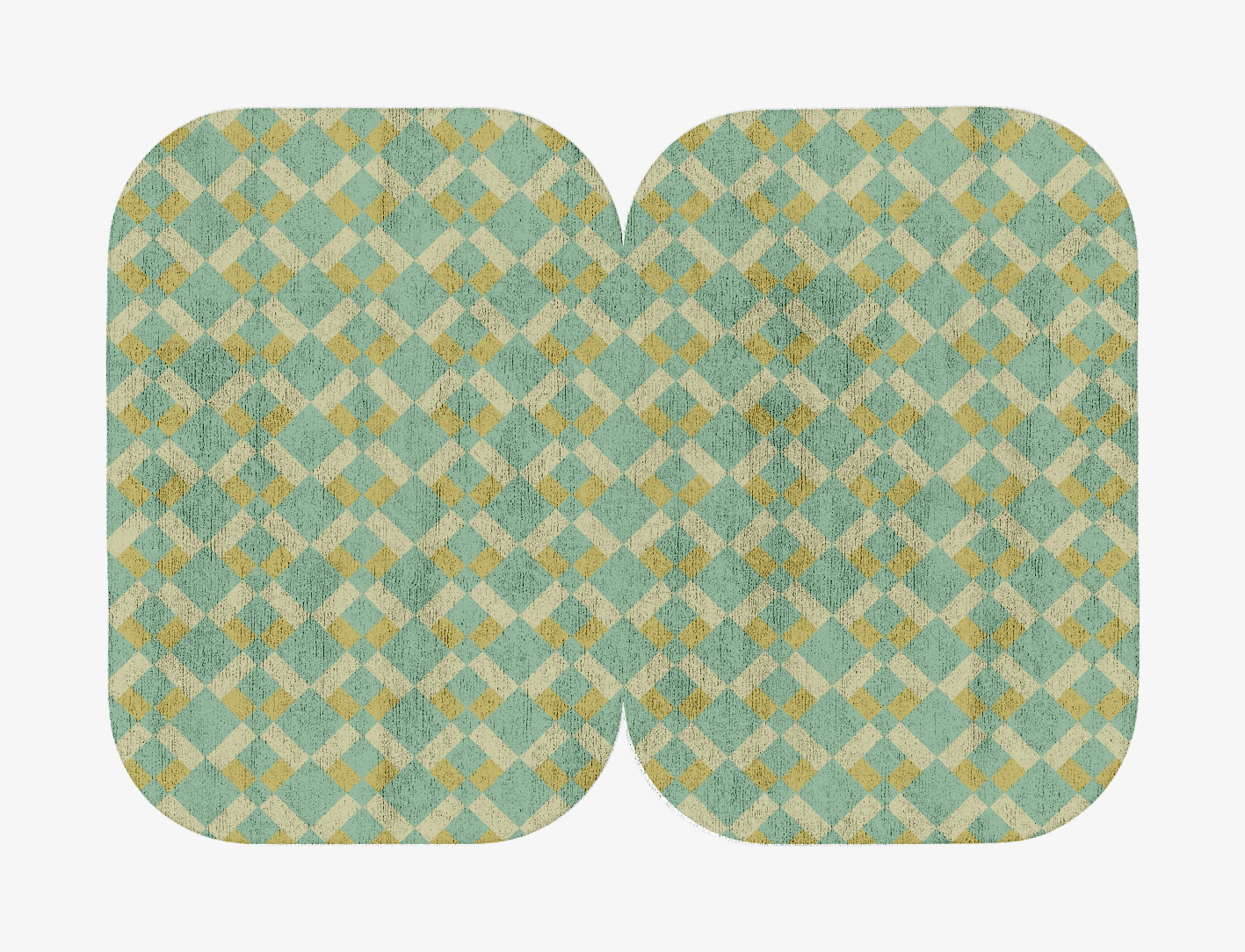 Merlin Geometric Eight Hand Tufted Bamboo Silk Custom Rug by Rug Artisan