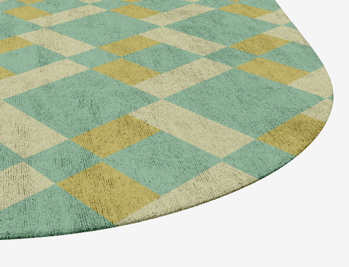 Merlin Geometric Eight Hand Tufted Bamboo Silk Custom Rug by Rug Artisan