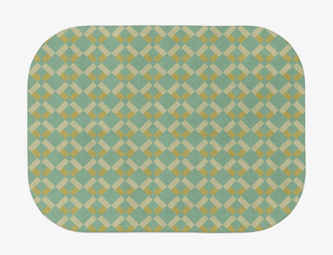 Merlin Geometric Oblong Hand Tufted Pure Wool Custom Rug by Rug Artisan