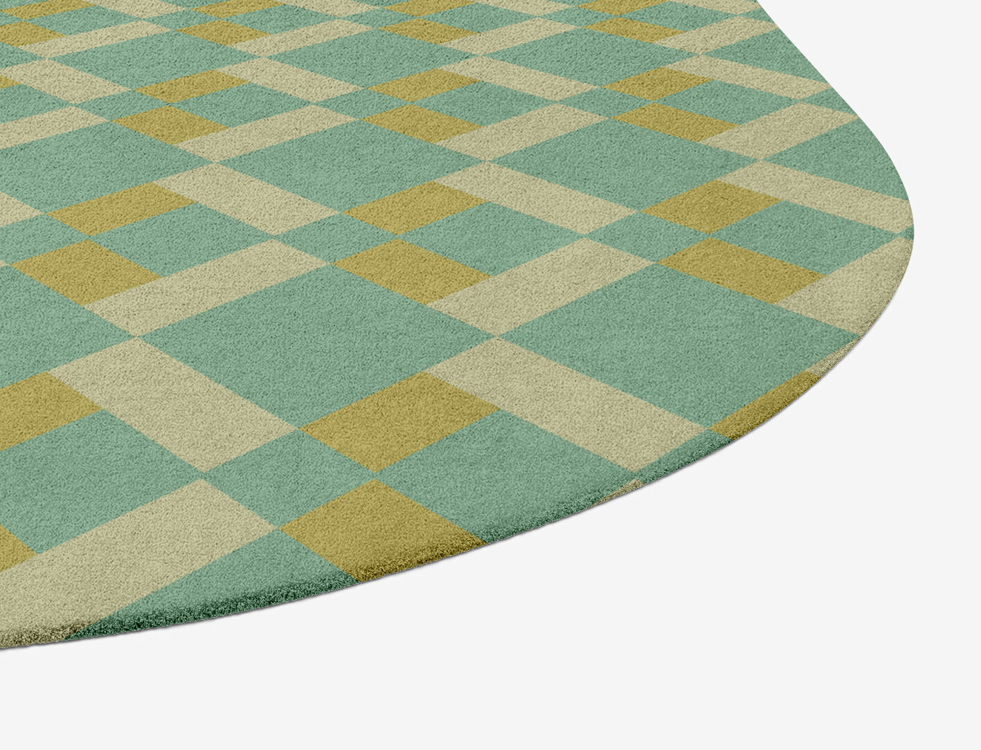 Merlin Geometric Oblong Hand Tufted Pure Wool Custom Rug by Rug Artisan