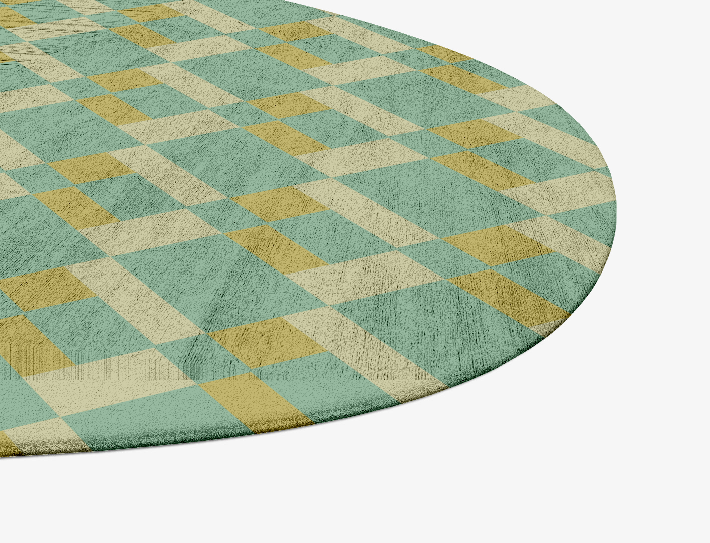 Merlin Geometric Splash Hand Tufted Bamboo Silk Custom Rug by Rug Artisan