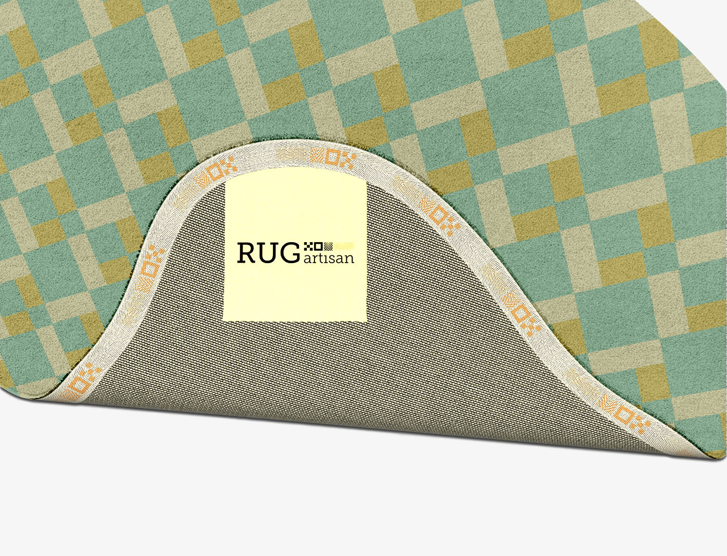 Merlin Geometric Splash Hand Tufted Pure Wool Custom Rug by Rug Artisan