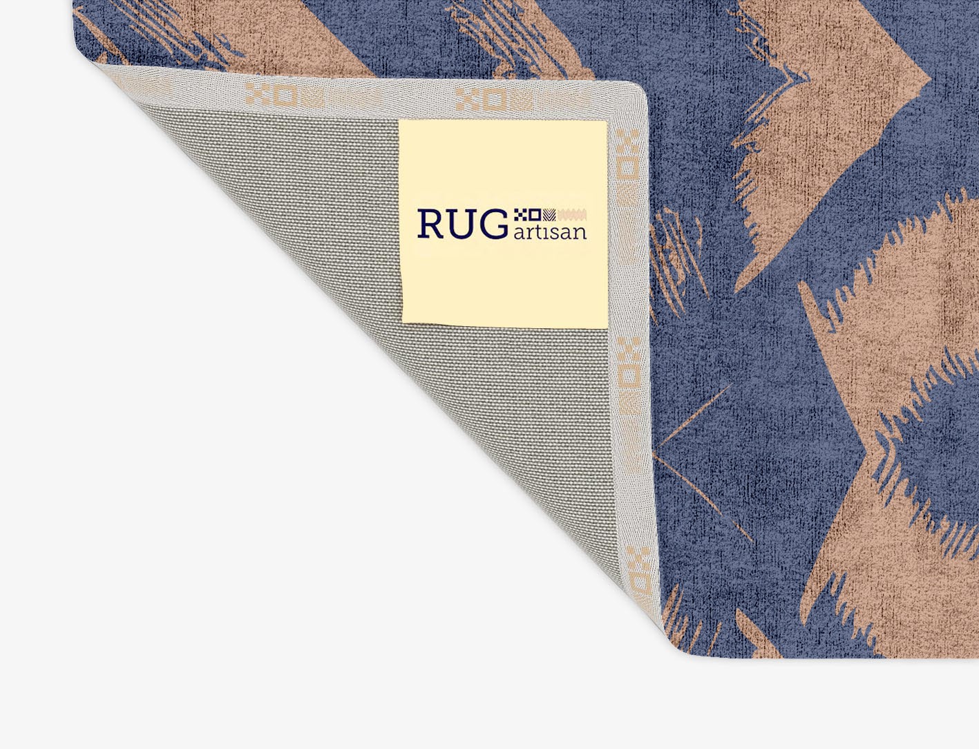 Mexican Wave Abstract Rectangle Hand Tufted Bamboo Silk Custom Rug by Rug Artisan