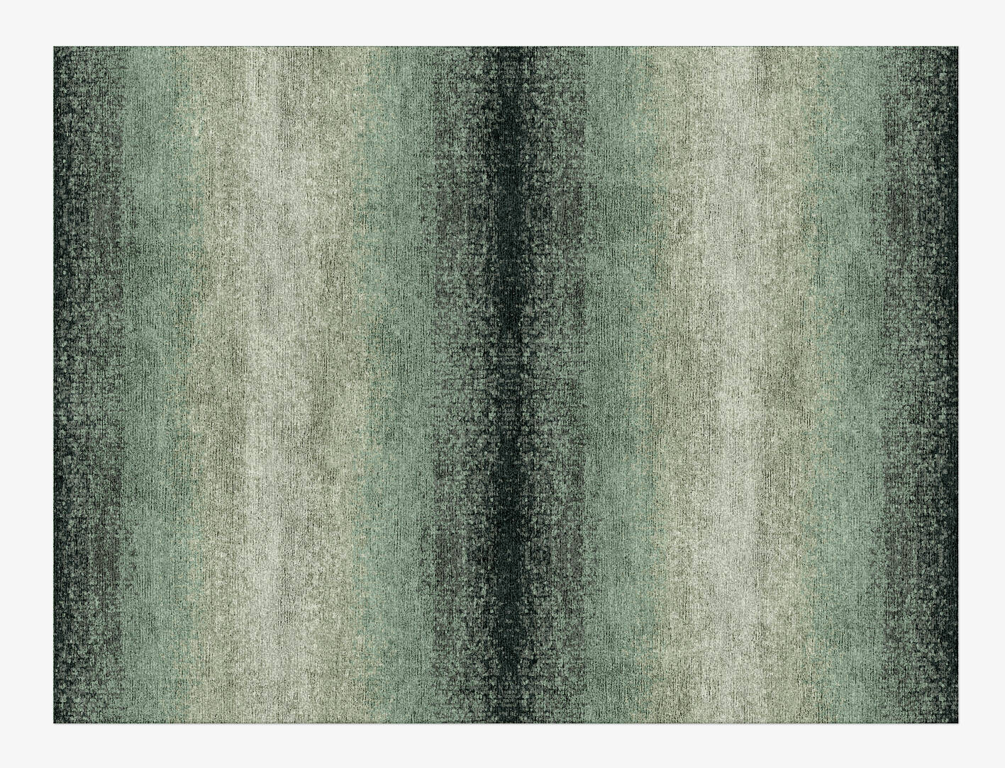 Midsea Gradation Rectangle Hand Knotted Bamboo Silk Custom Rug by Rug Artisan