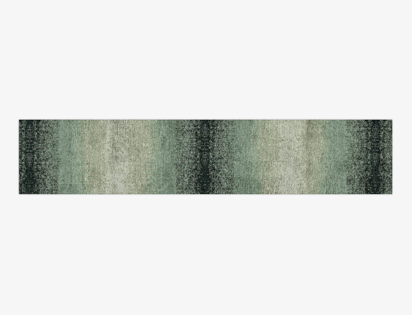 Midsea Gradation Runner Hand Knotted Bamboo Silk Custom Rug by Rug Artisan