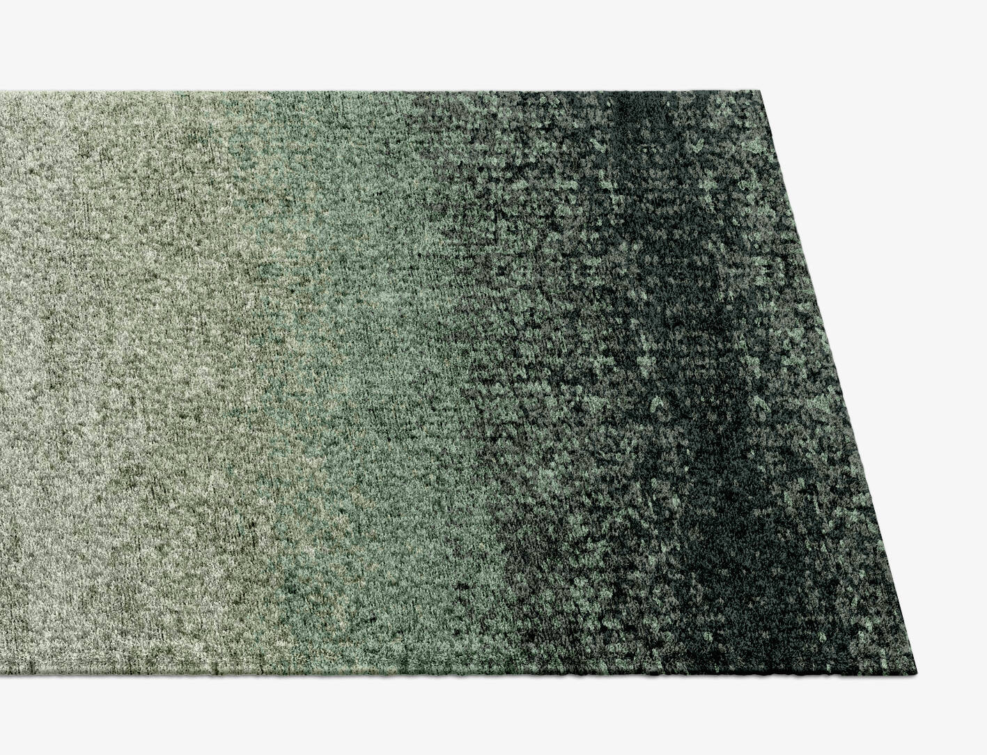 Midsea Gradation Runner Hand Knotted Bamboo Silk Custom Rug by Rug Artisan