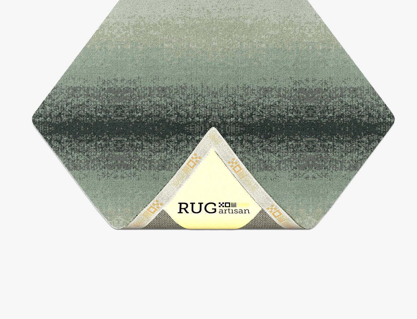 Midsea Gradation Diamond Hand Tufted Pure Wool Custom Rug by Rug Artisan