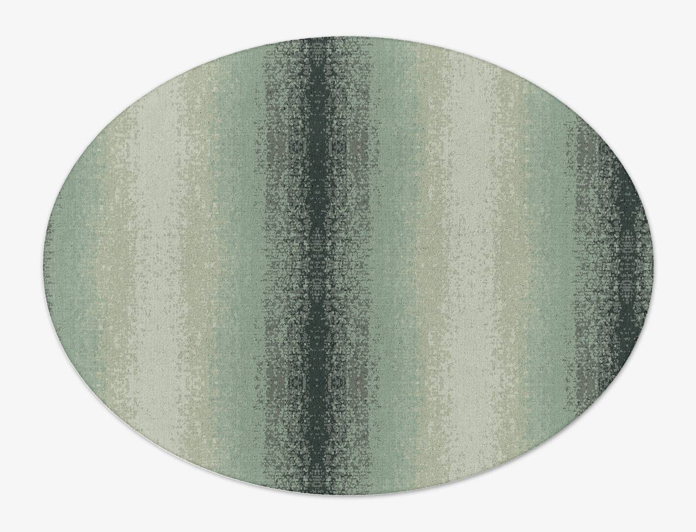Midsea Gradation Oval Hand Tufted Pure Wool Custom Rug by Rug Artisan