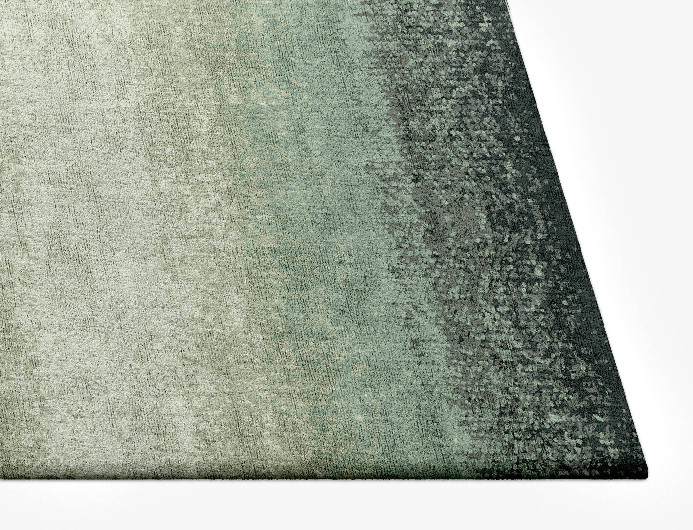 Midsea Gradation Rectangle Hand Tufted Bamboo Silk Custom Rug by Rug Artisan