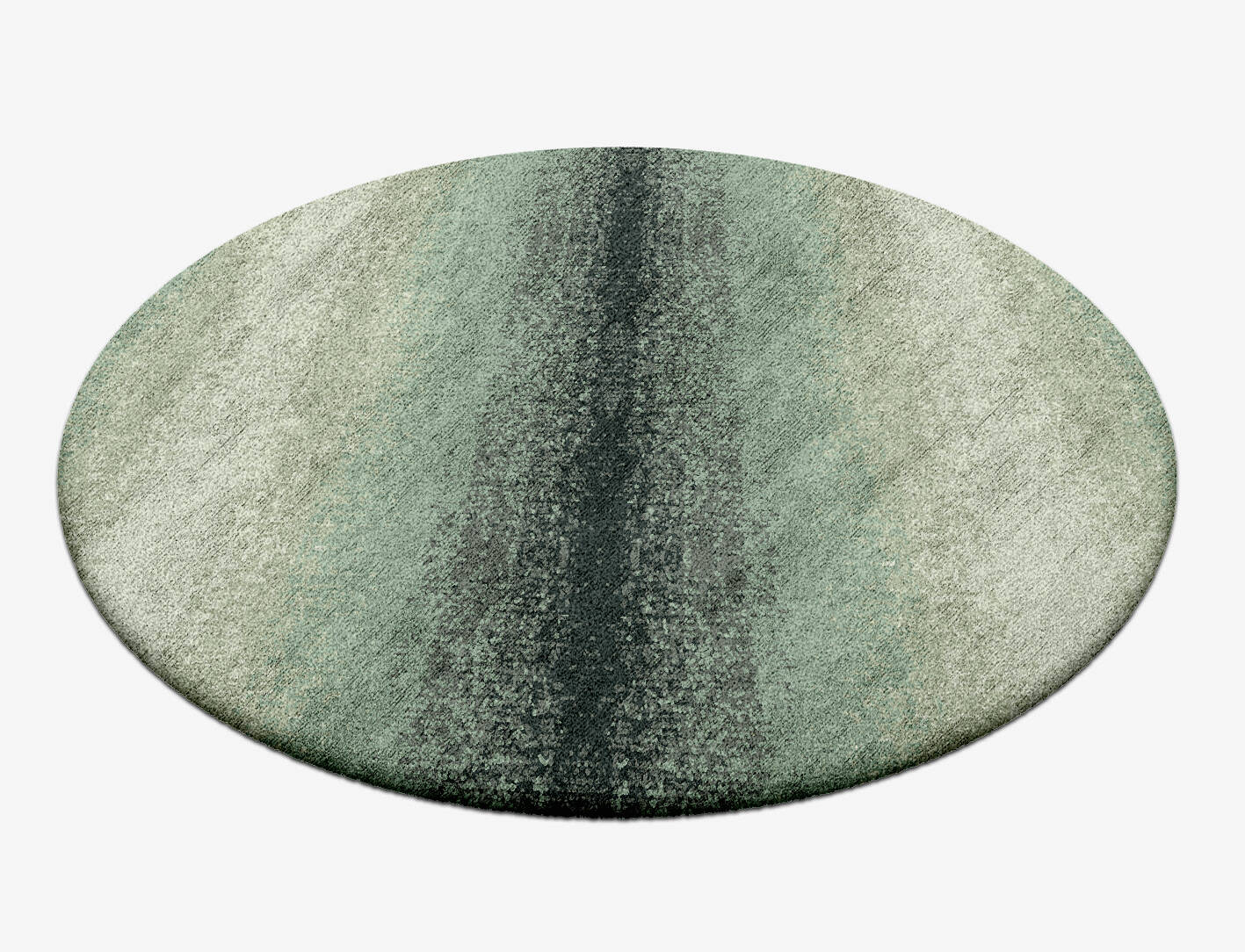 Midsea Gradation Round Hand Tufted Bamboo Silk Custom Rug by Rug Artisan