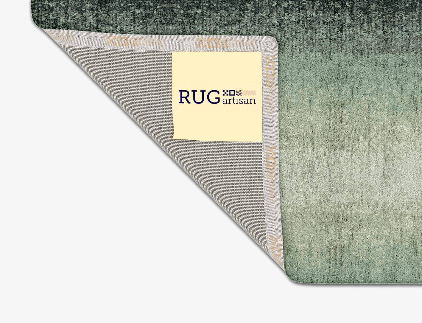 Midsea Gradation Square Hand Tufted Bamboo Silk Custom Rug by Rug Artisan
