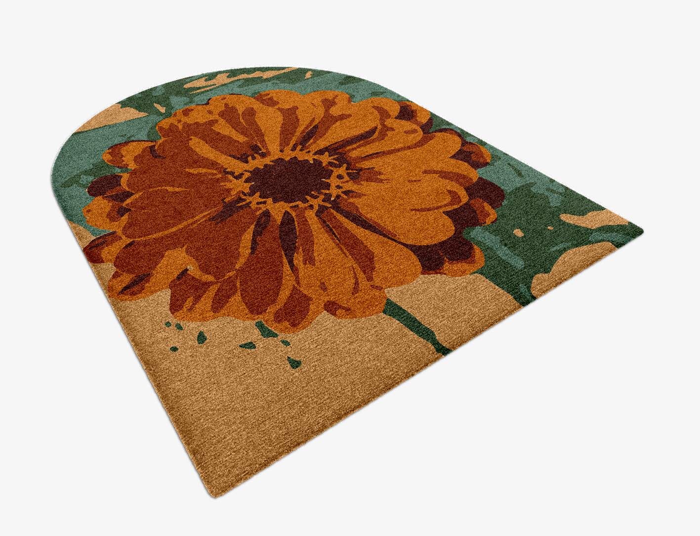Midsummer Floral Arch Hand Knotted Tibetan Wool Custom Rug by Rug Artisan