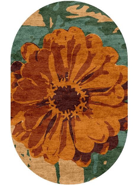 Midsummer Floral Capsule Hand Knotted Bamboo Silk Custom Rug by Rug Artisan