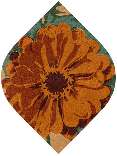 Midsummer Floral Ogee Hand Tufted Pure Wool Custom Rug by Rug Artisan