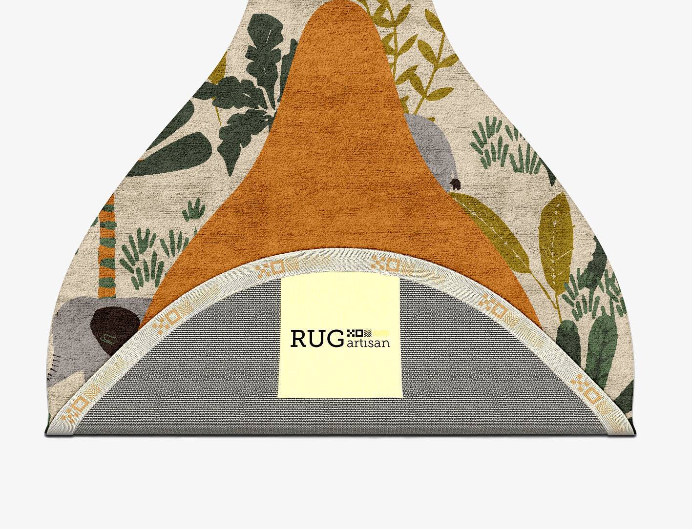Mighty Jungle Kids Drop Hand Tufted Bamboo Silk Custom Rug by Rug Artisan