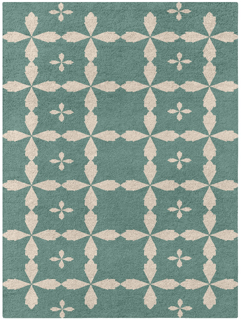Millefleurs Rectangle Hand Tufted Pure Wool custom handmade rug