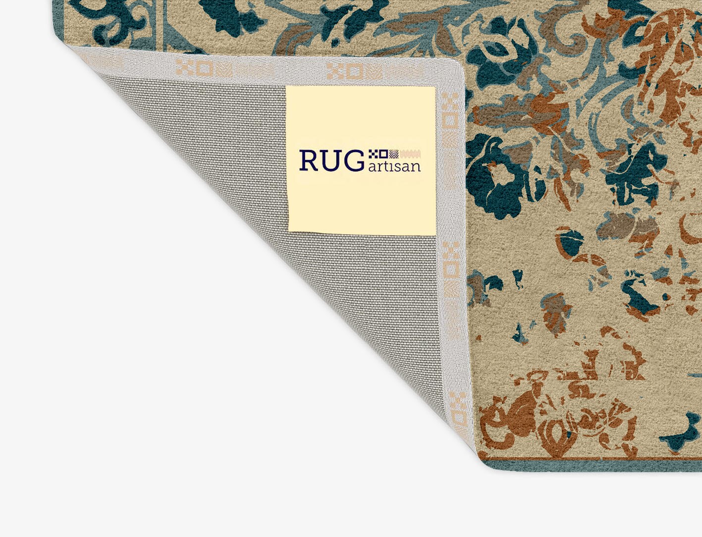 Mina Persian Bagh Rectangle Hand Tufted Pure Wool Custom Rug by Rug Artisan
