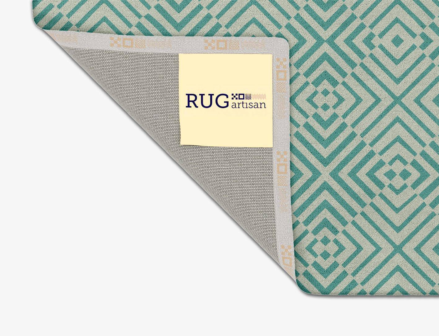 Mirage Modern Geometrics Square Hand Tufted Pure Wool Custom Rug by Rug Artisan