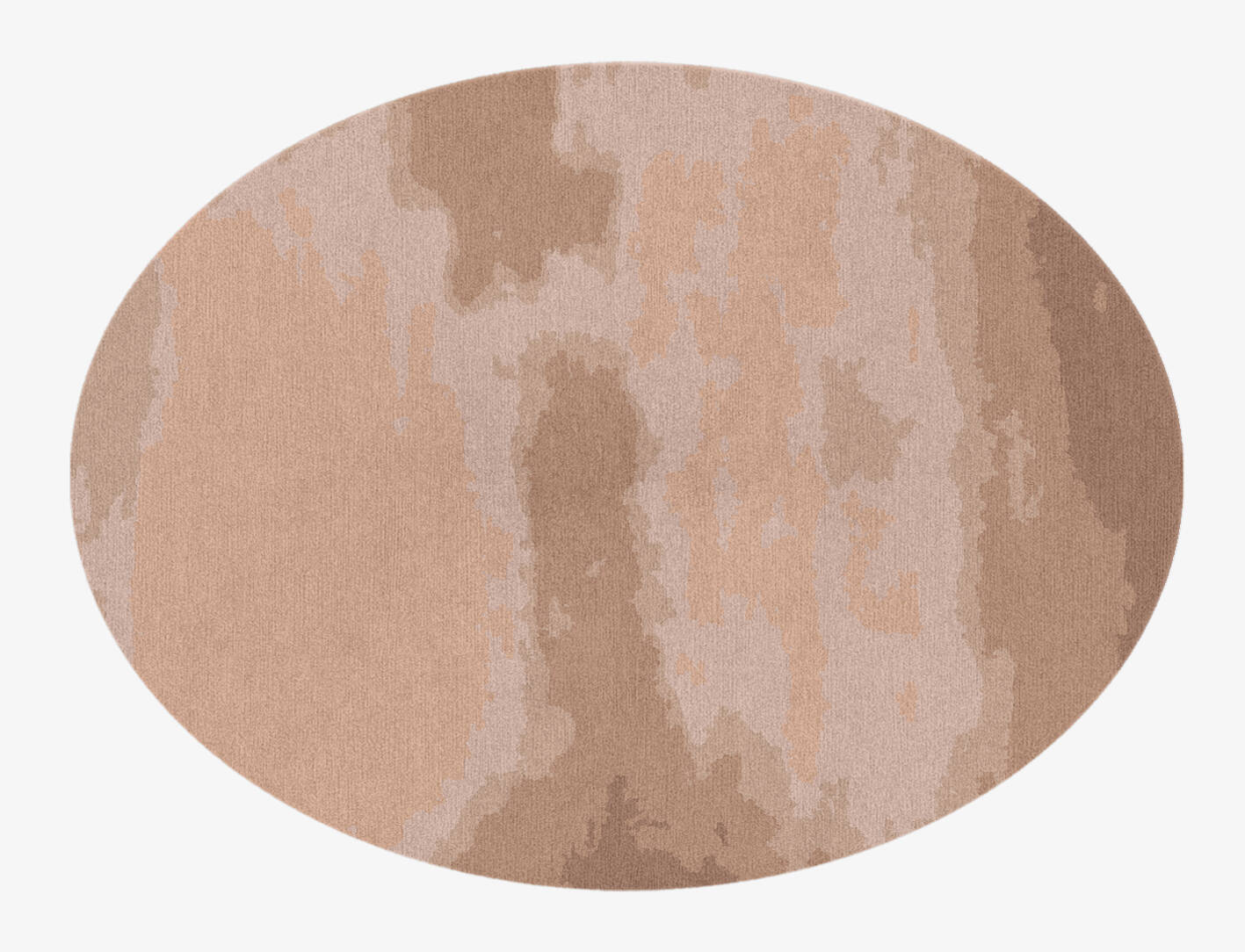 Missovia Gradation Oval Hand Knotted Tibetan Wool Custom Rug by Rug Artisan