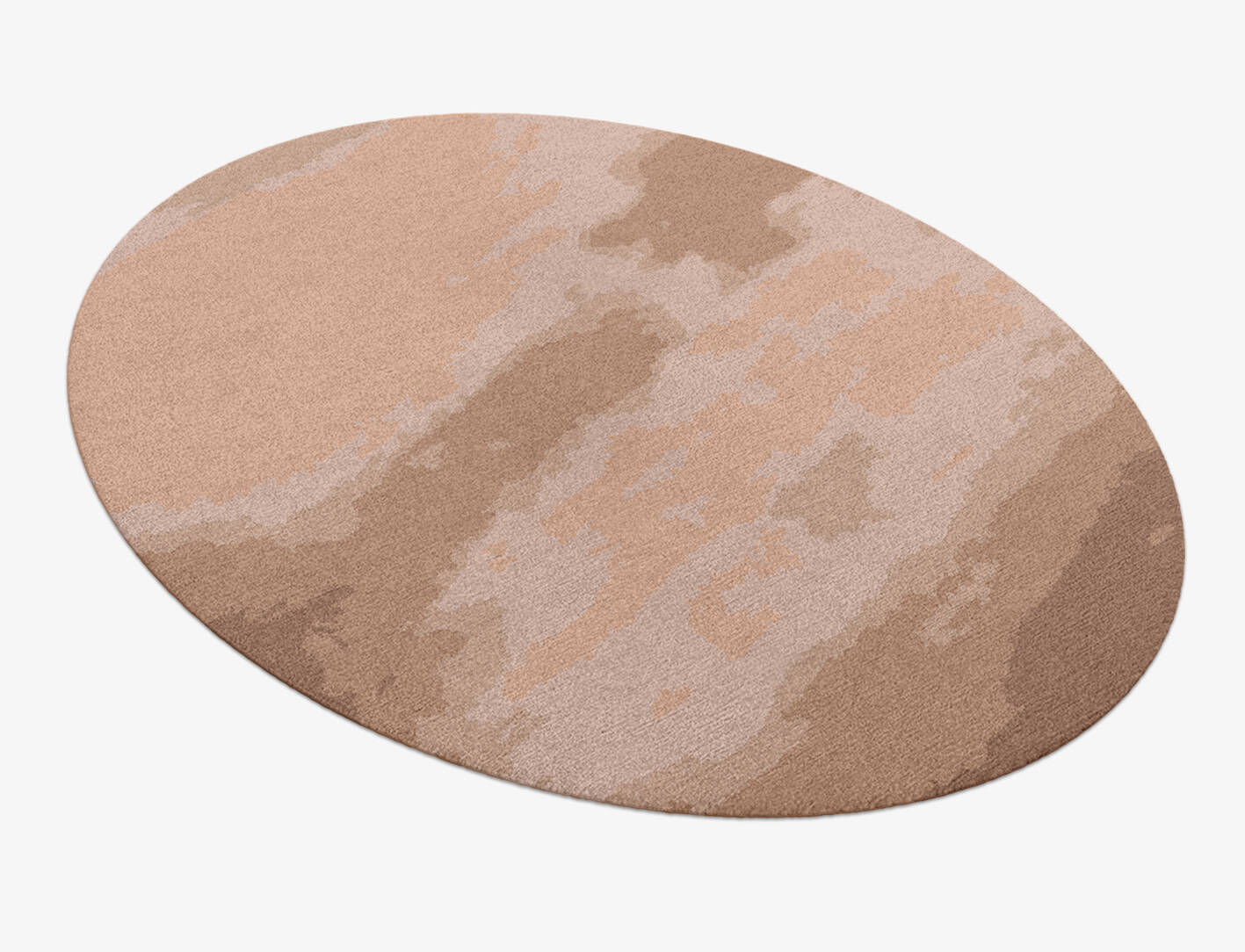 Missovia Gradation Oval Hand Knotted Tibetan Wool Custom Rug by Rug Artisan