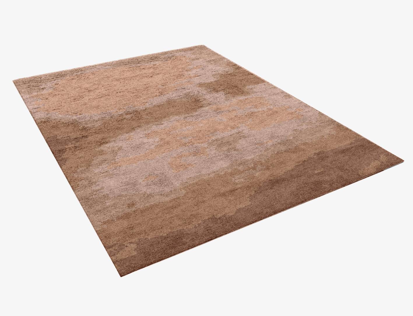 Missovia Gradation Rectangle Hand Knotted Bamboo Silk Custom Rug by Rug Artisan