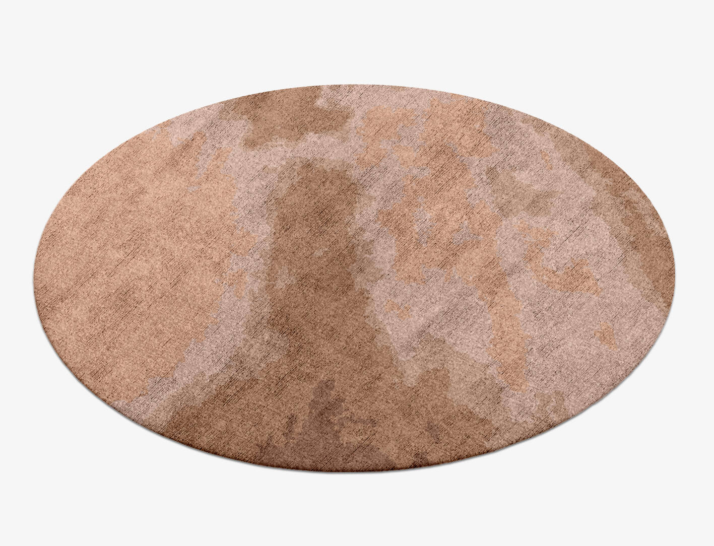 Missovia Gradation Round Hand Knotted Bamboo Silk Custom Rug by Rug Artisan