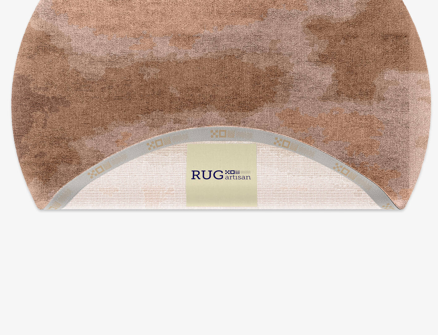 Missovia Gradation Round Hand Knotted Bamboo Silk Custom Rug by Rug Artisan