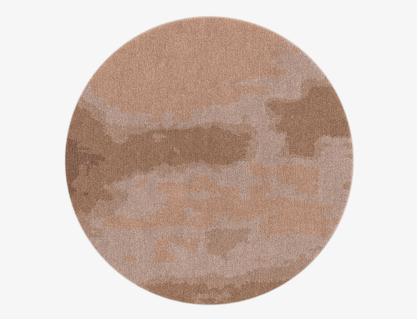 Missovia Gradation Round Hand Knotted Tibetan Wool Custom Rug by Rug Artisan