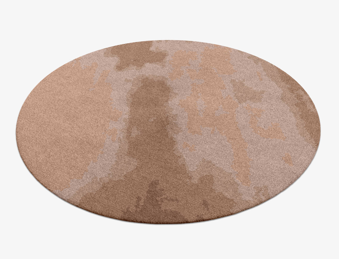 Missovia Gradation Round Hand Knotted Tibetan Wool Custom Rug by Rug Artisan