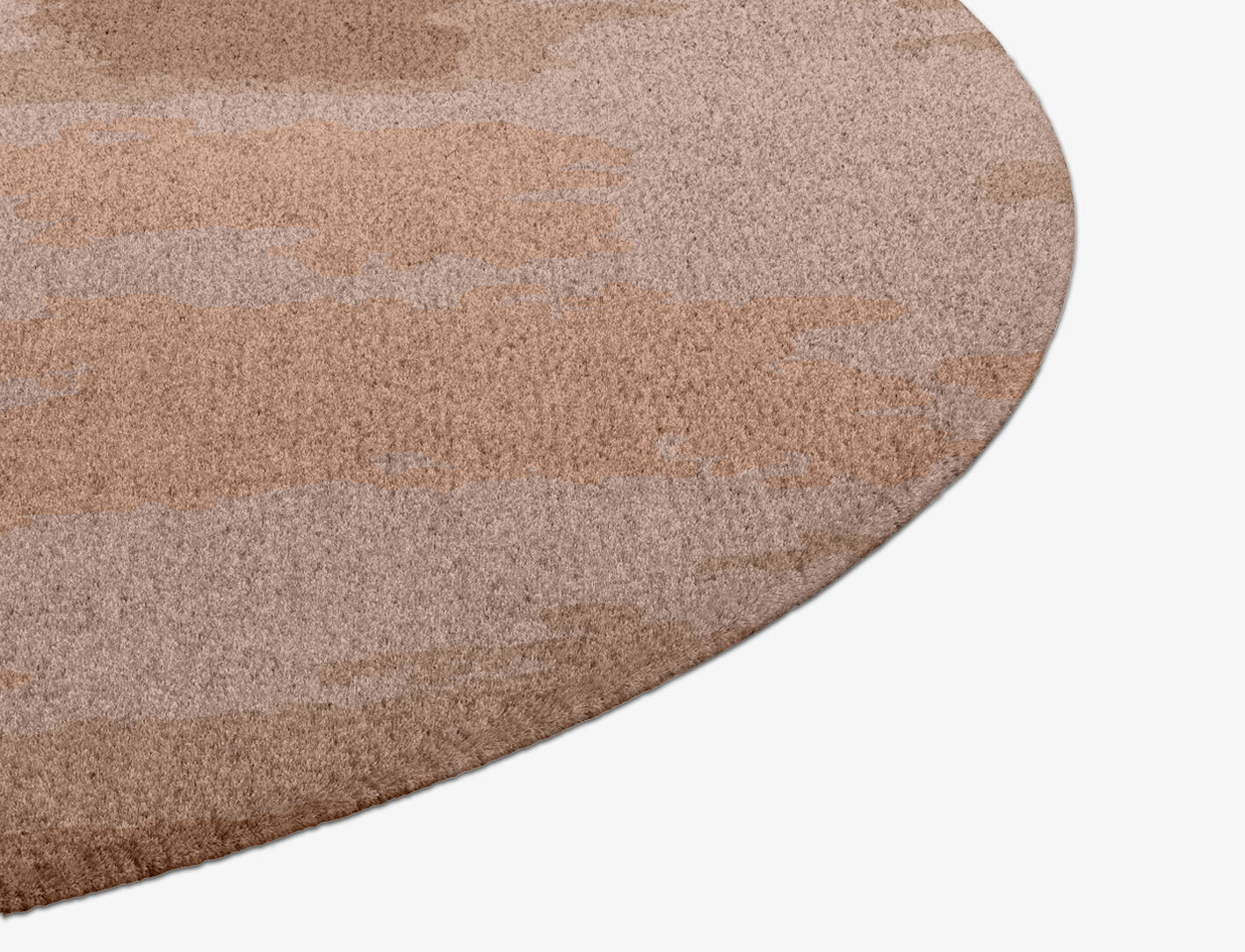 Missovia Gradation Round Hand Knotted Tibetan Wool Custom Rug by Rug Artisan