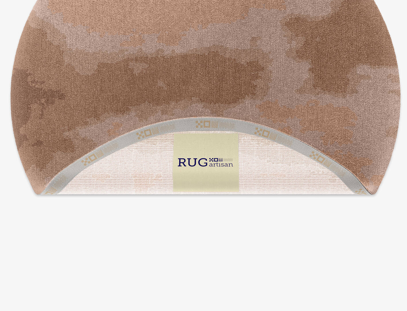 Missovia Gradation Round Hand Knotted Tibetan Wool Custom Rug by Rug Artisan