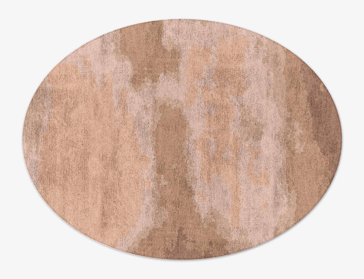 Missovia Gradation Oval Hand Tufted Bamboo Silk Custom Rug by Rug Artisan