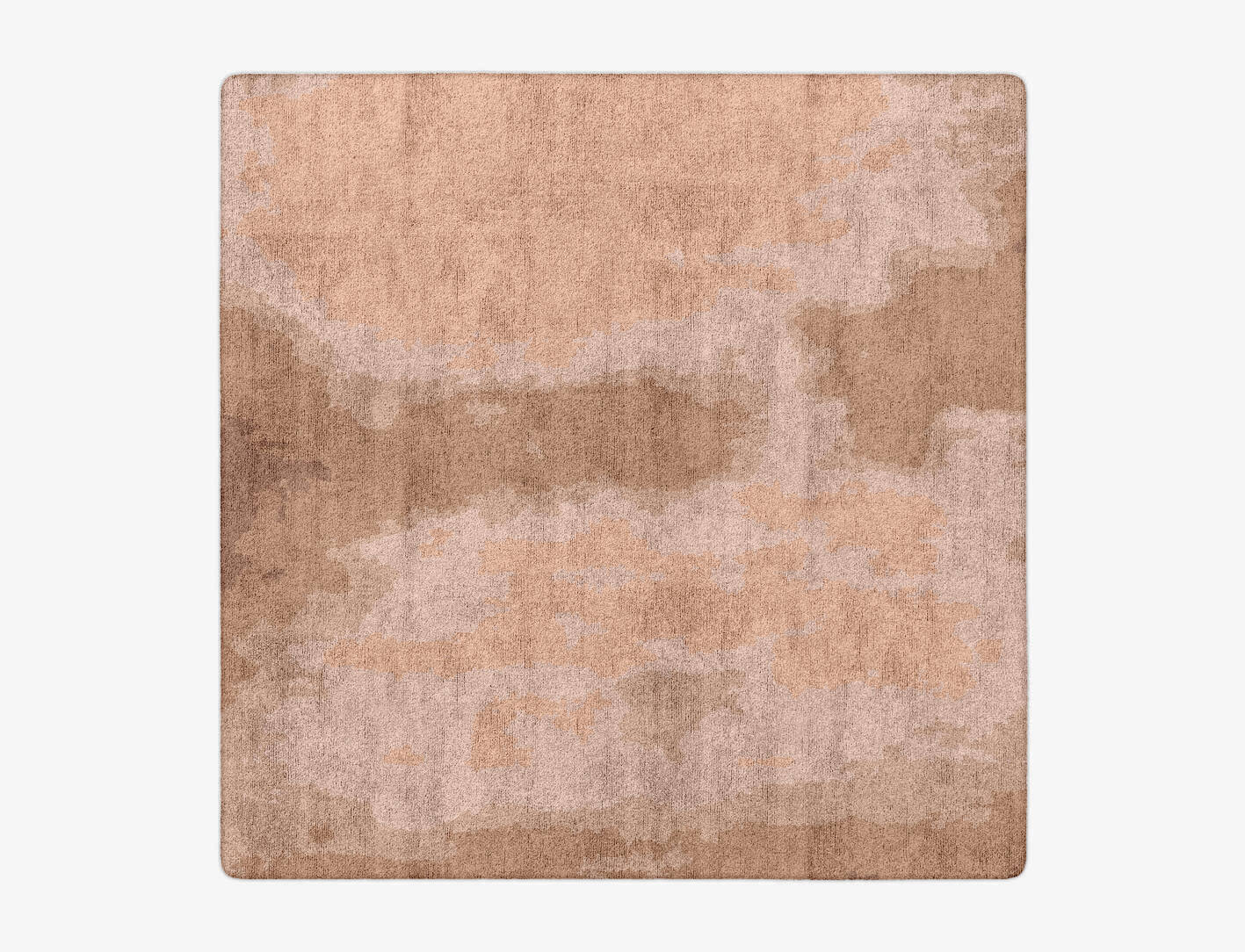 Missovia Gradation Square Hand Tufted Bamboo Silk Custom Rug by Rug Artisan