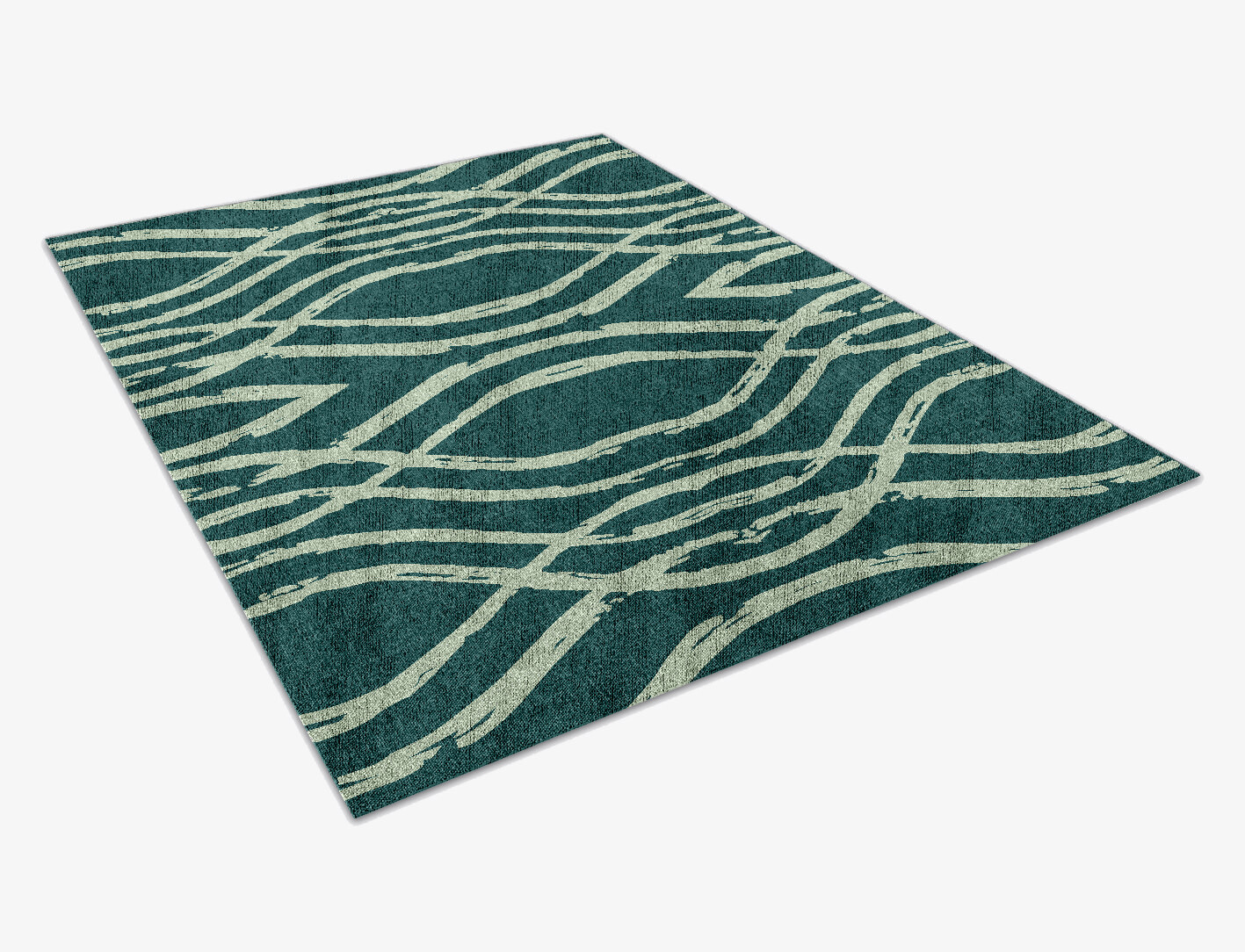 Mitchell Minimalist Rectangle Flatweave Bamboo Silk Custom Rug by Rug Artisan