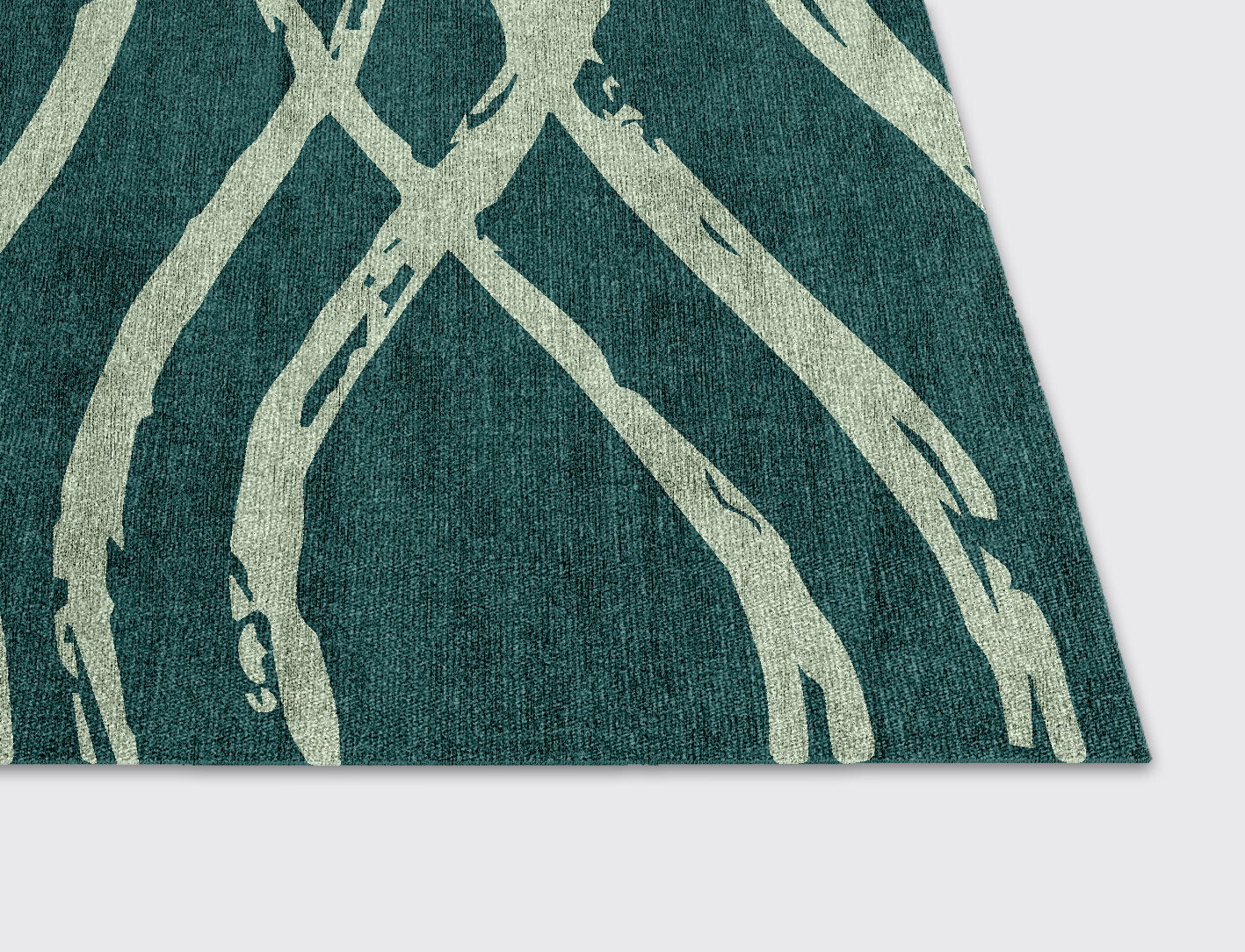 Mitchell Minimalist Rectangle Flatweave Bamboo Silk Custom Rug by Rug Artisan