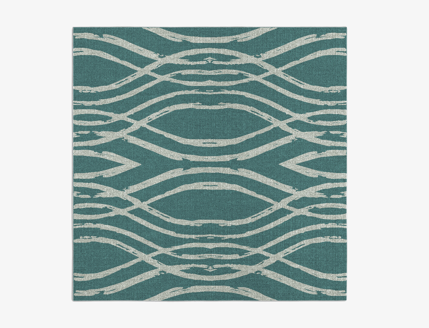 Mitchell Minimalist Square Outdoor Recycled Yarn Custom Rug by Rug Artisan