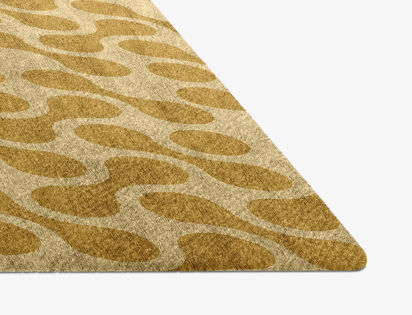 Mitosis Geometric Diamond Hand Knotted Bamboo Silk Custom Rug by Rug Artisan
