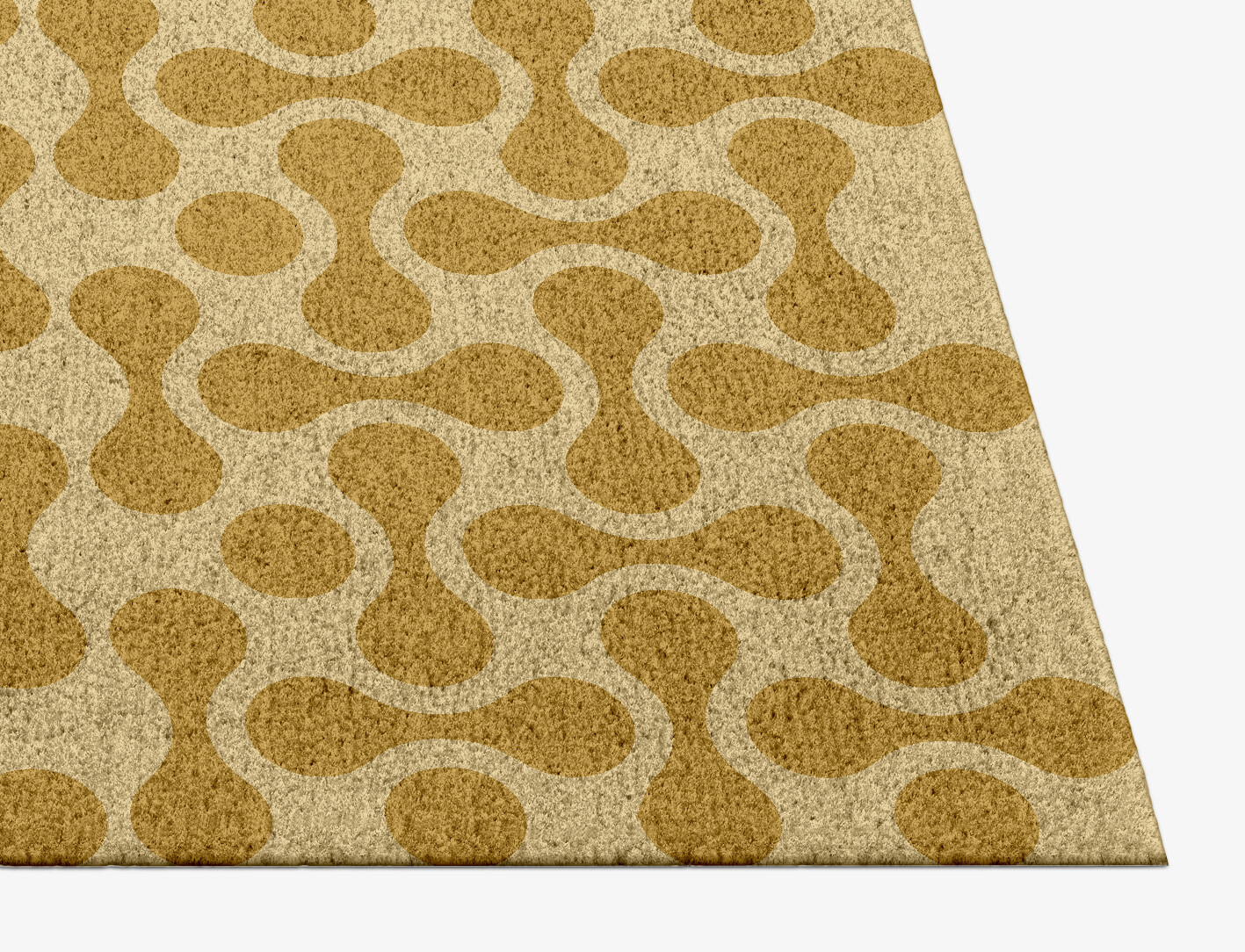 Mitosis Geometric Rectangle Hand Knotted Tibetan Wool Custom Rug by Rug Artisan