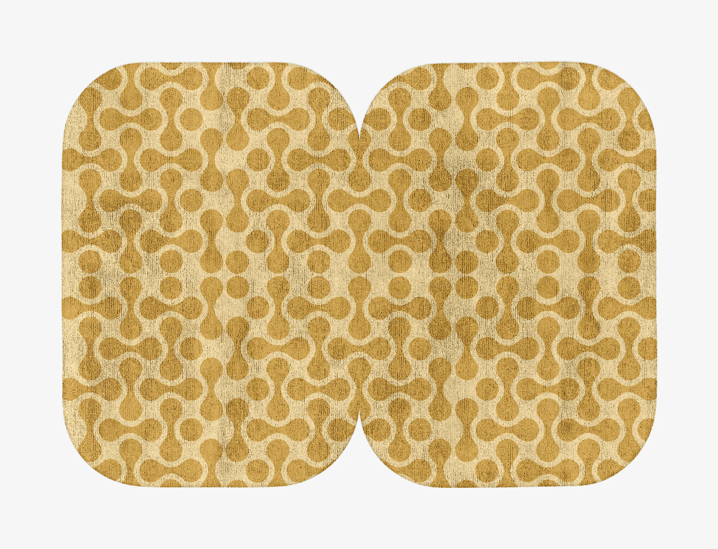 Mitosis Geometric Eight Hand Tufted Bamboo Silk Custom Rug by Rug Artisan