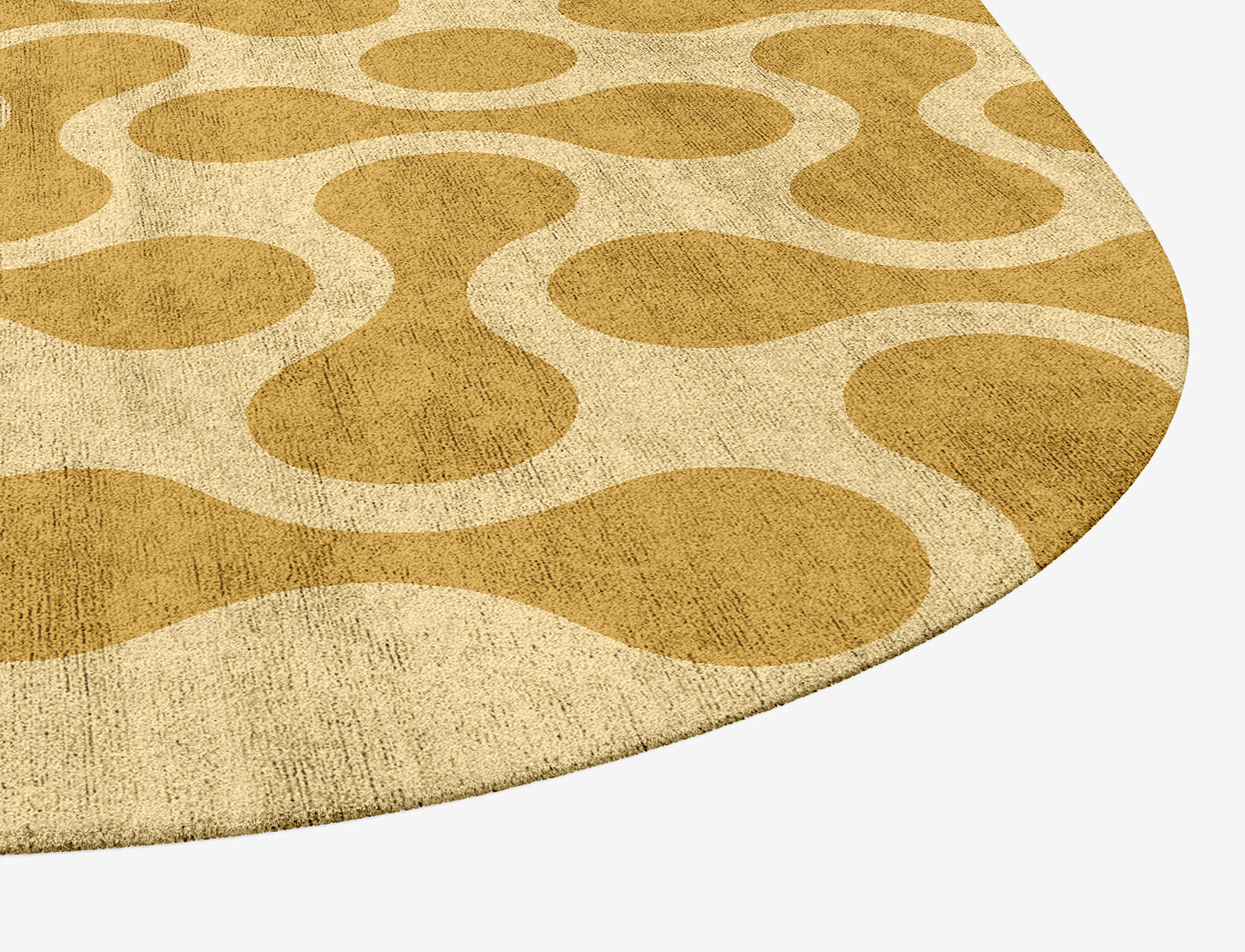 Mitosis Geometric Eight Hand Tufted Bamboo Silk Custom Rug by Rug Artisan
