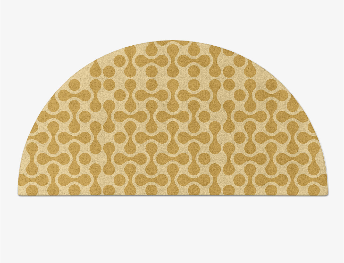 Mitosis Geometric Halfmoon Hand Tufted Pure Wool Custom Rug by Rug Artisan