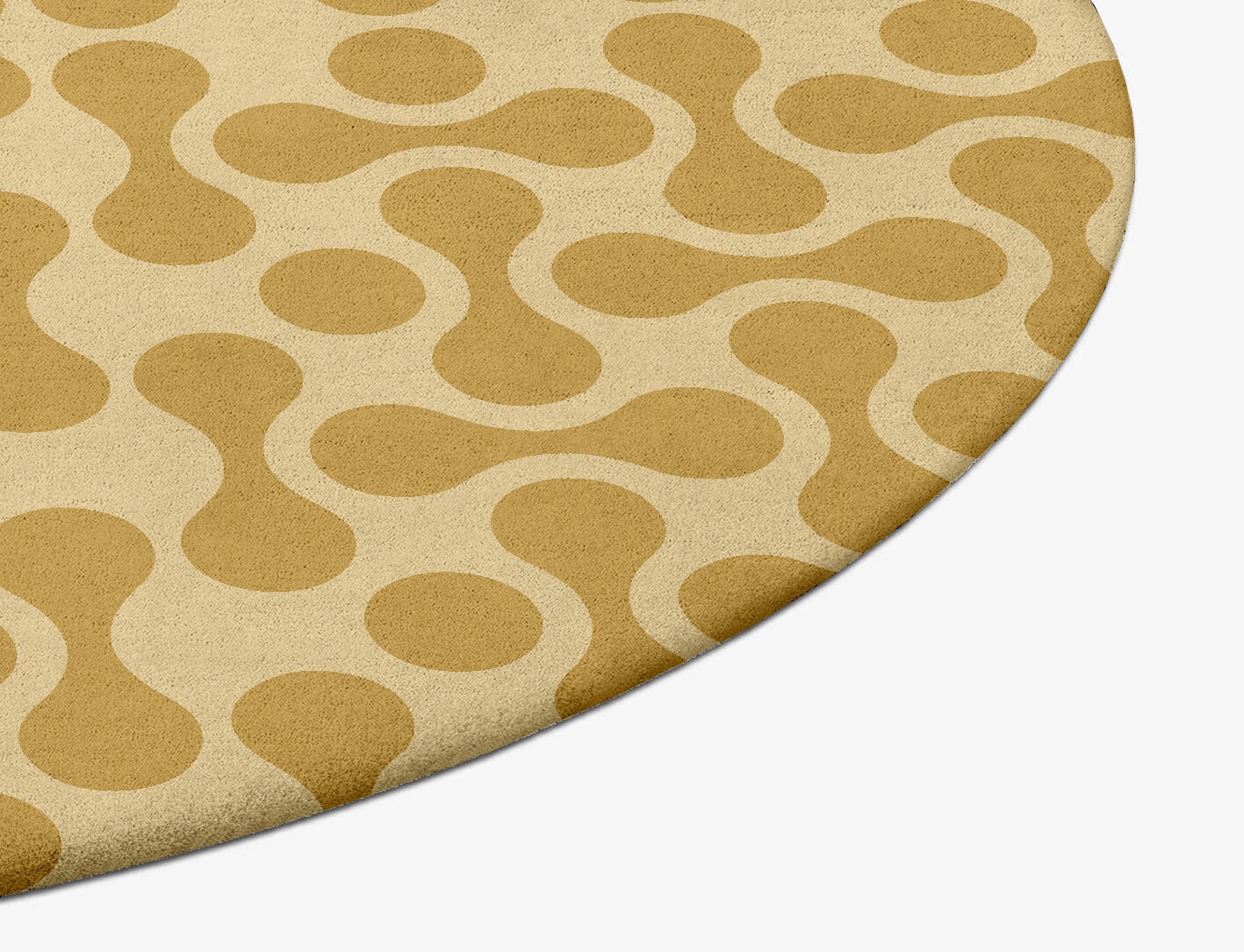 Mitosis Geometric Oval Hand Tufted Pure Wool Custom Rug by Rug Artisan