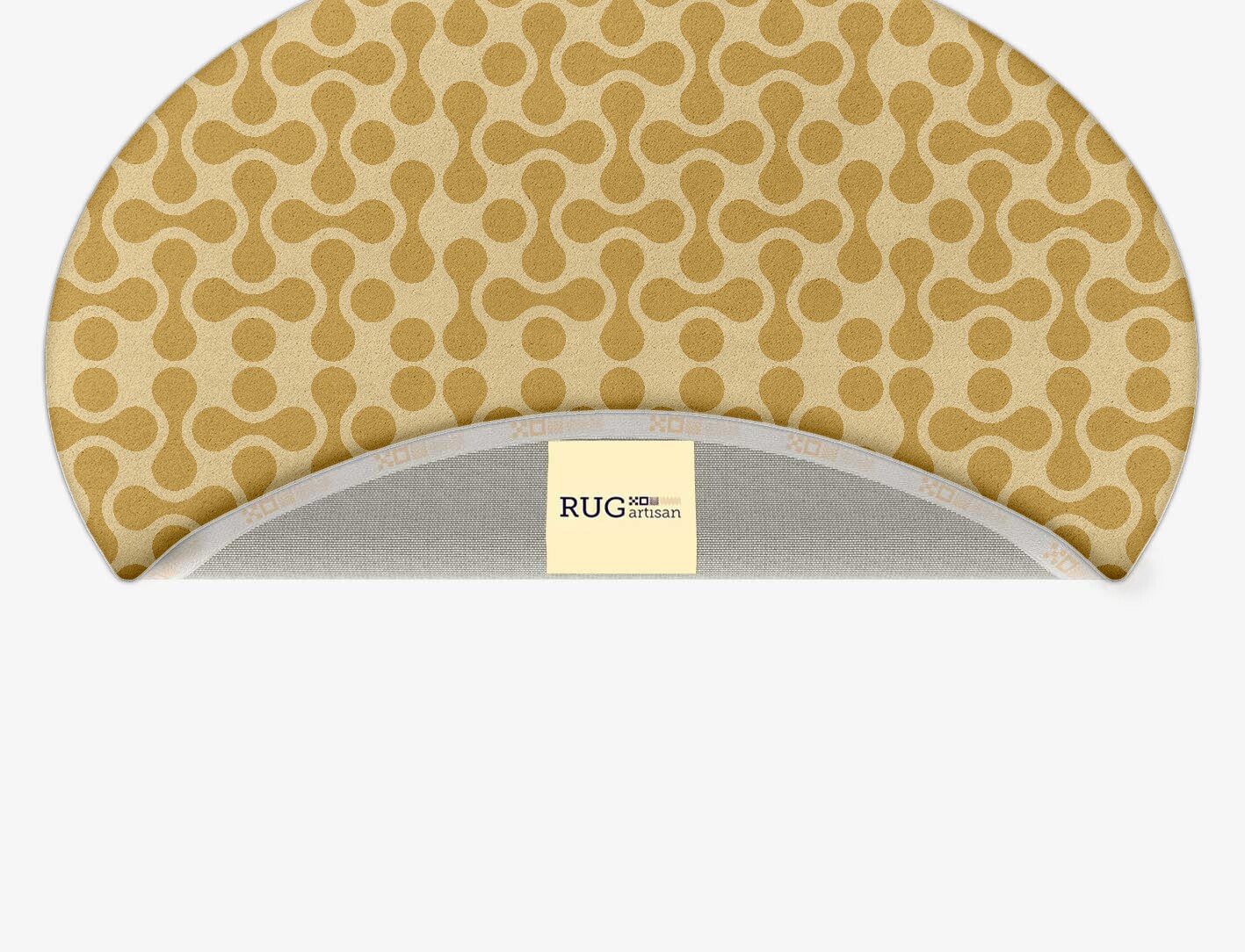 Mitosis Geometric Oval Hand Tufted Pure Wool Custom Rug by Rug Artisan