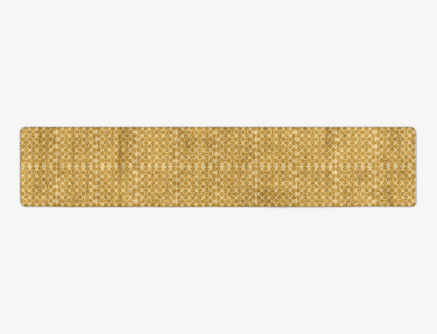 Mitosis Modern Geometrics Runner Hand Tufted Bamboo Silk Custom Rug by Rug Artisan