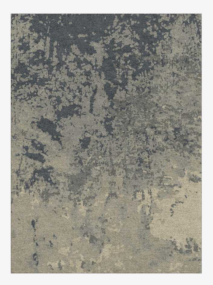 Mix Palette Brush Strokes Rectangle Hand Knotted Tibetan Wool Custom Rug by Rug Artisan