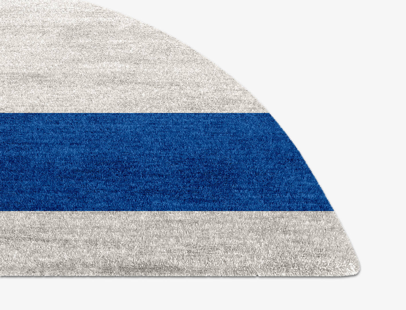 Moana  Halfmoon Hand Knotted Bamboo Silk Custom Rug by Rug Artisan