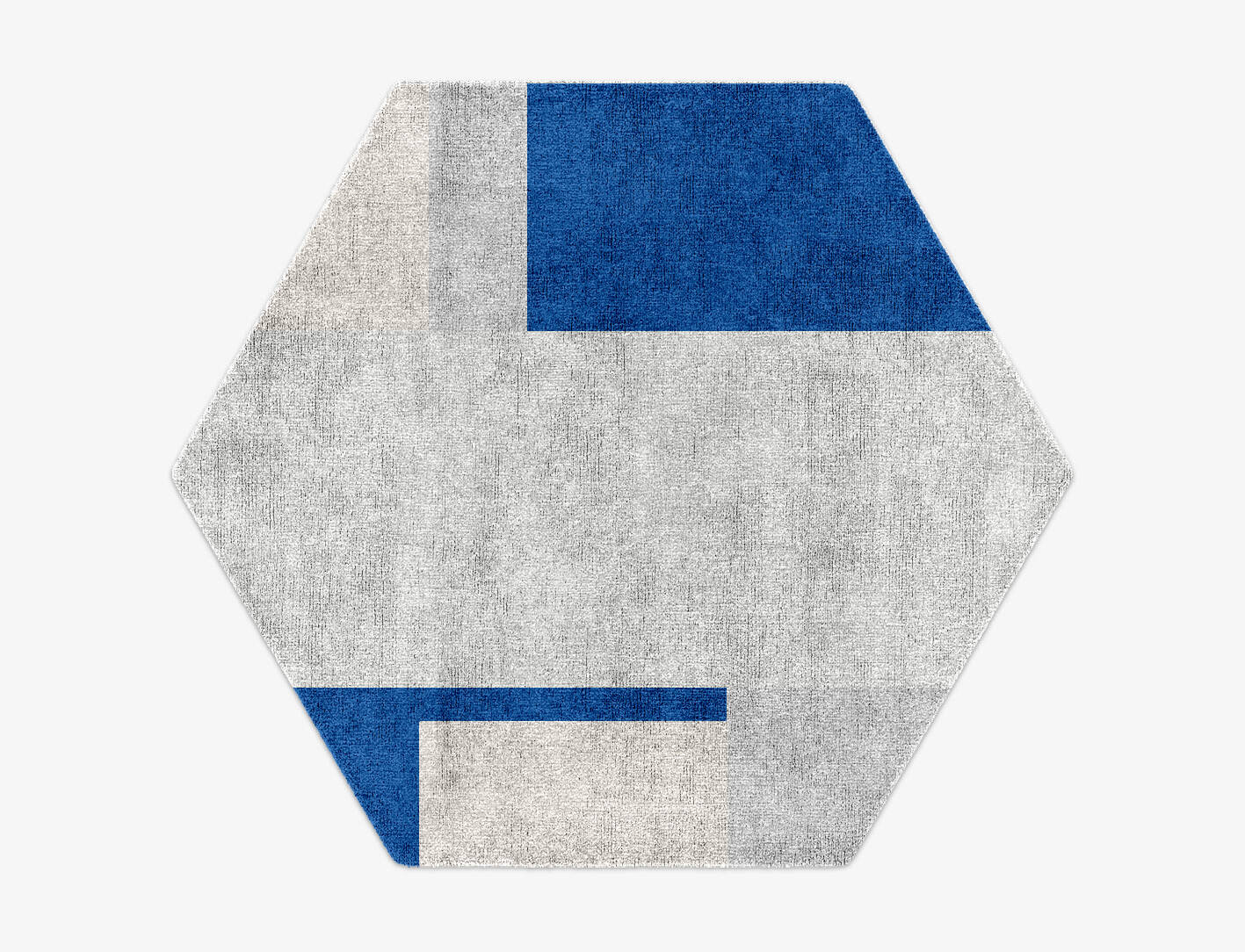 Moana  Hexagon Hand Knotted Bamboo Silk Custom Rug by Rug Artisan